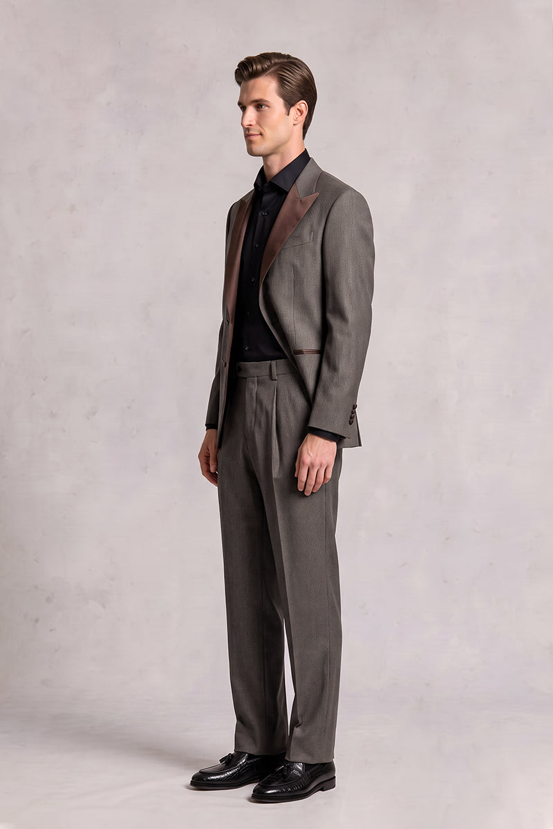 Brown 70% Merino Wool Suits