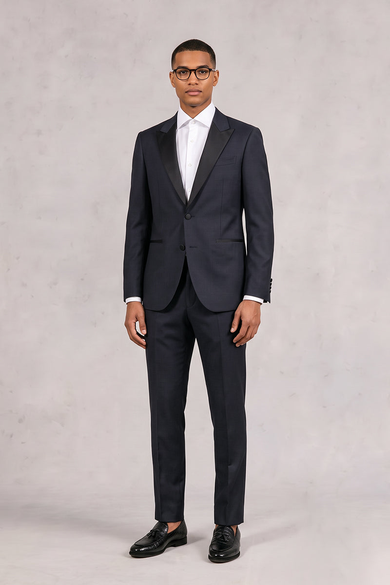 Navy Blue 55% Merino Wool Suits