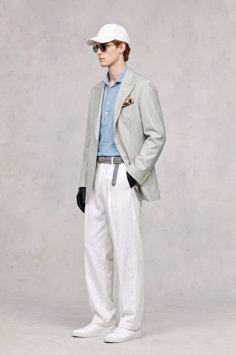 Light Mint 50% Merino Wool Blazers