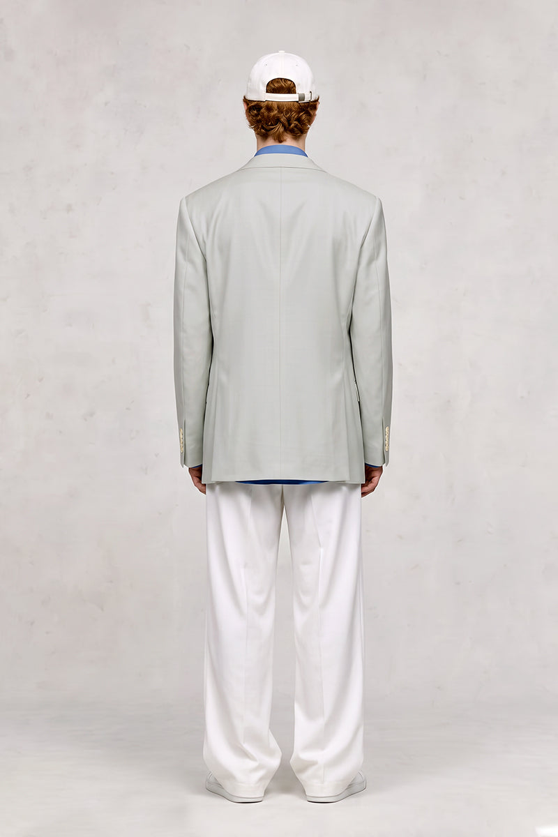 Light Mint 50% Merino Wool Blazers