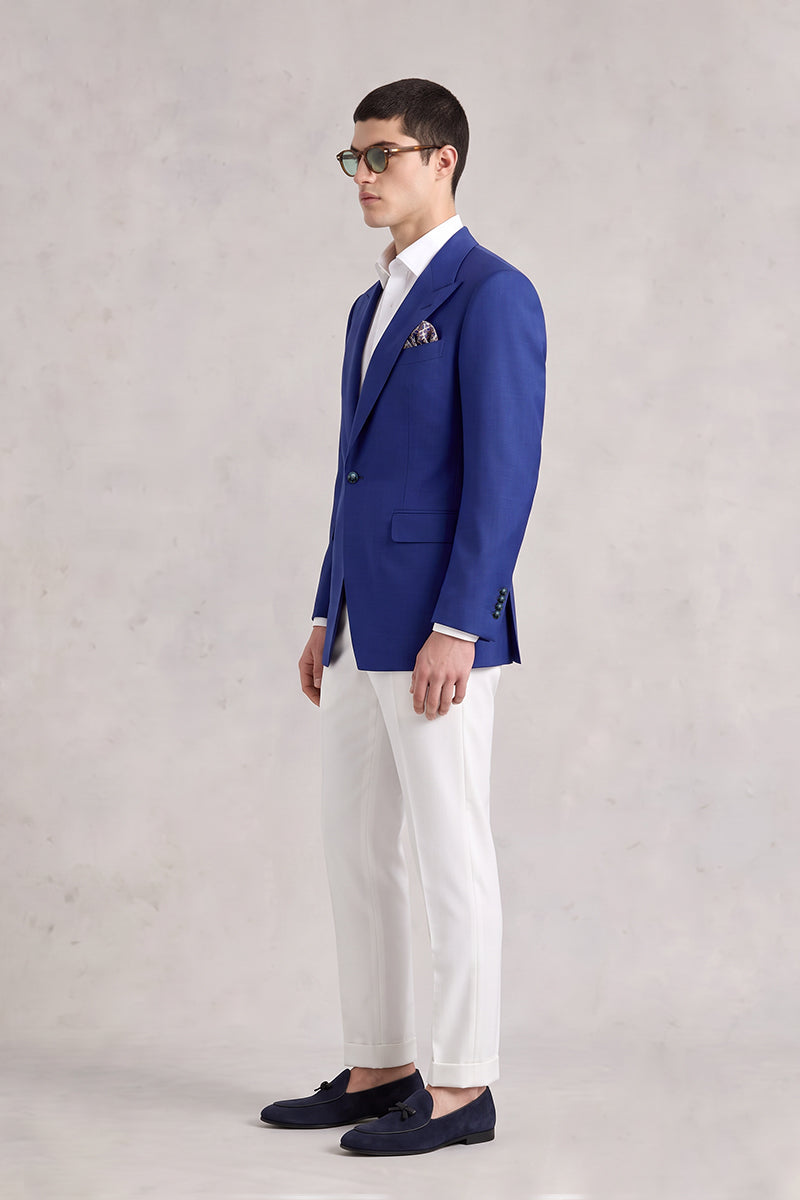 Royal Blue 70% Merino Wool Blazers