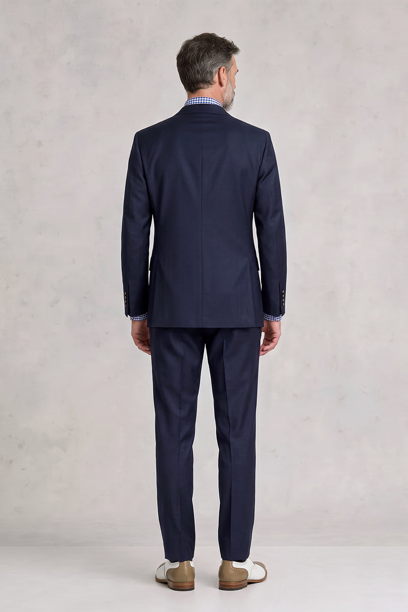 Navy Blue 55% Merino Wool Suits