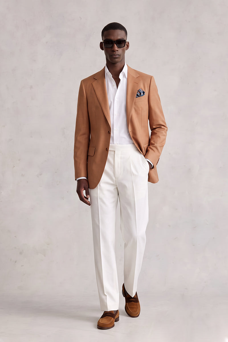 Orange 70% Merino Wool Blazers