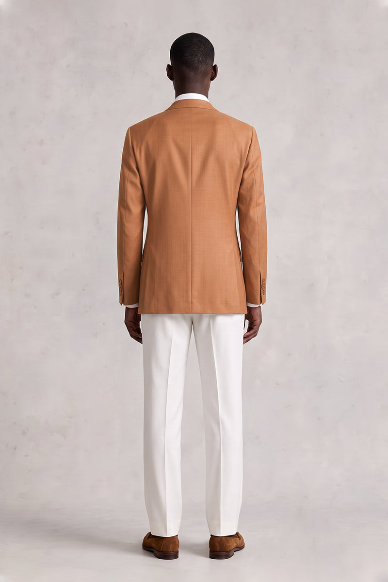 Orange 70% Merino Wool Blazers