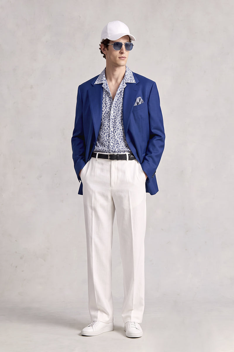 Royal Blue 70% Merino Wool Blazers
