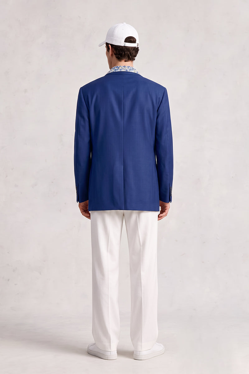 Royal Blue 70% Merino Wool Blazers
