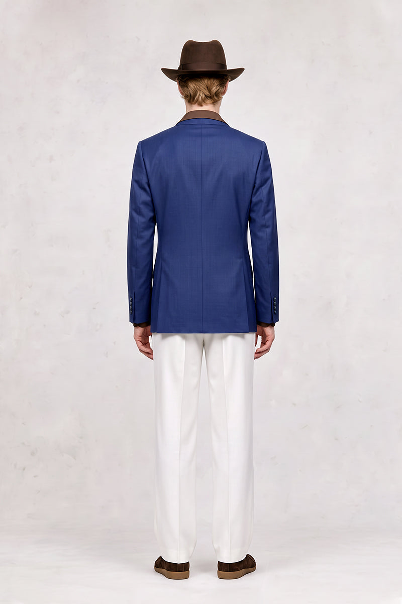 Royal Blue 70% Merino Wool Blazers