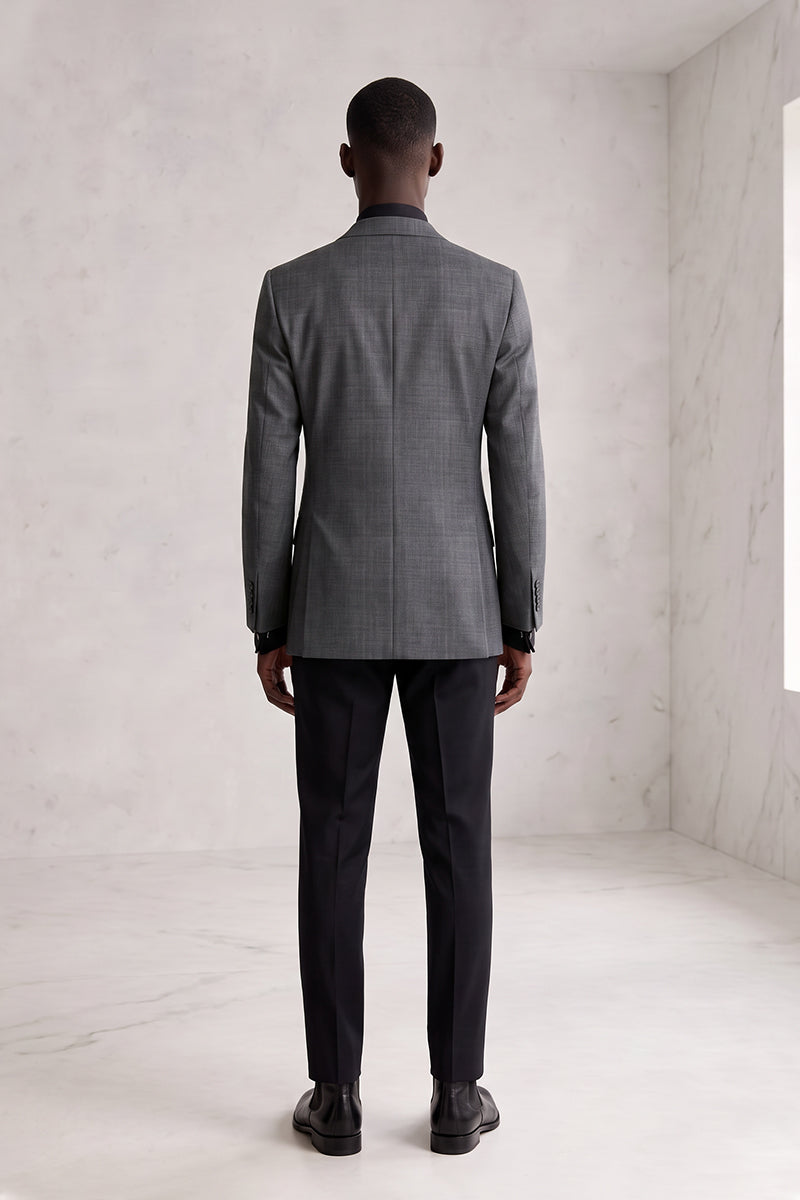 Gray 70% Merino Wool Blazers