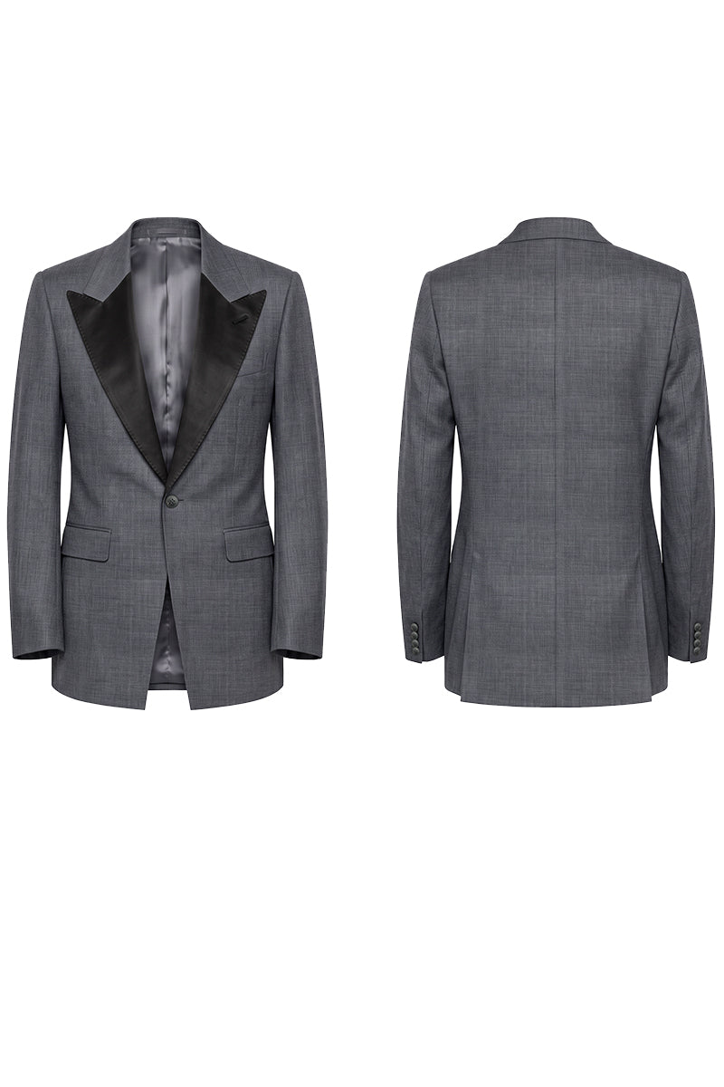 Gray 70% Merino Wool Blazers
