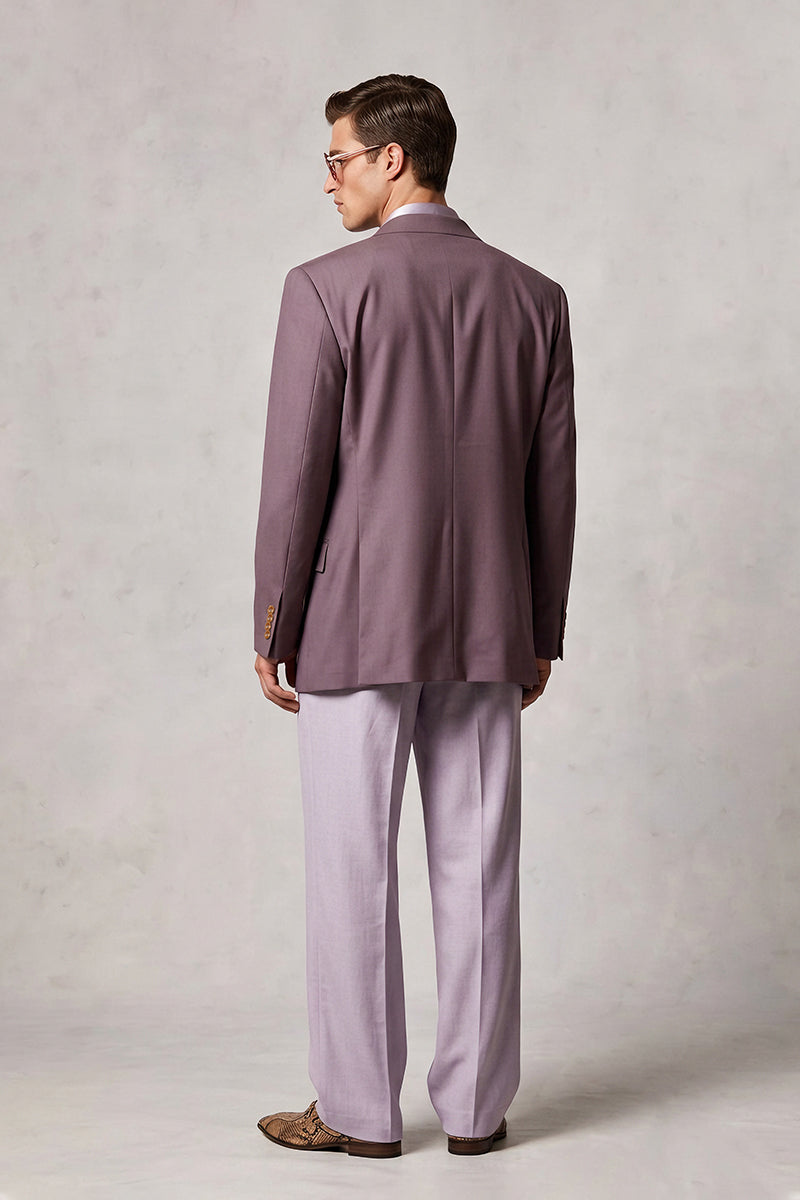 Dusty Purple 50% Merino Wool Blazers