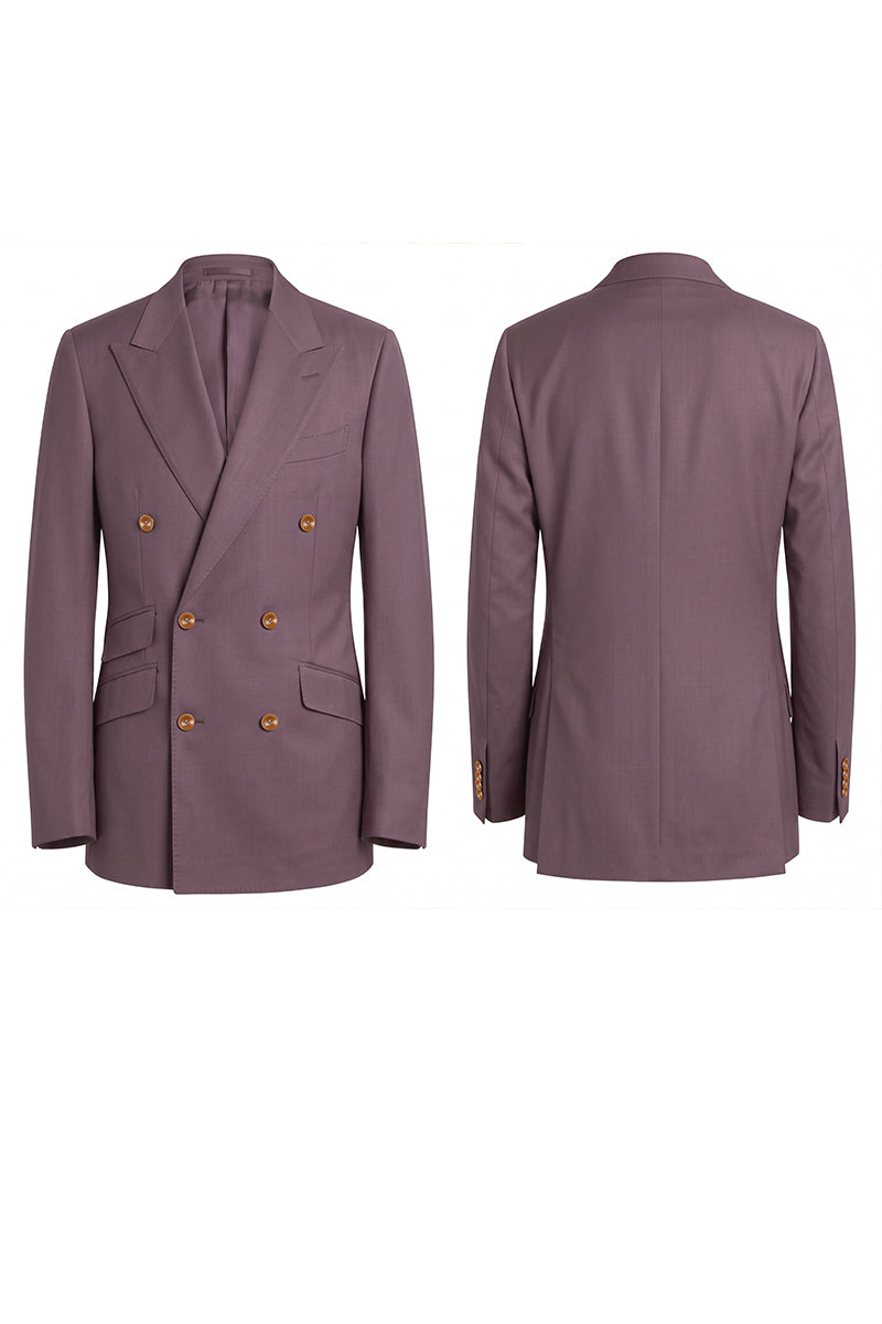 Dusty Purple 50% Merino Wool Blazers