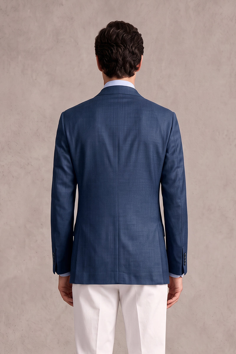 Navy Blue 30% Merino Wool Blazers