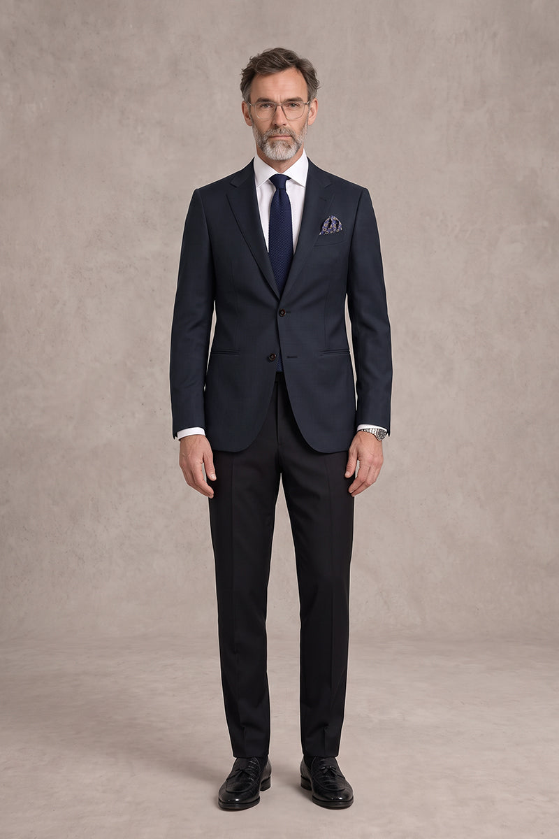 Navy 50% Merino Wool Blazers