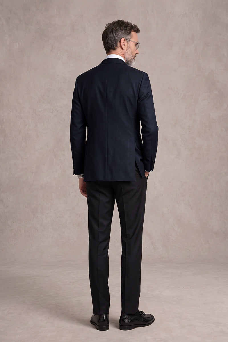 Navy 50% Merino Wool Blazers