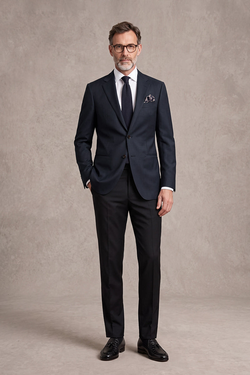Navy 50% Merino Wool Blazers