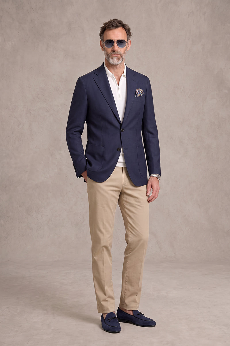 Slate Blue 30% Merino Wool Blazers