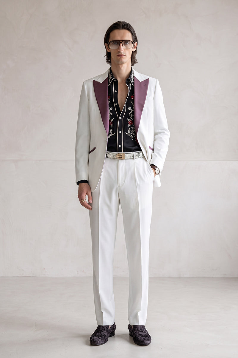 White 30% Merino Wool Suits