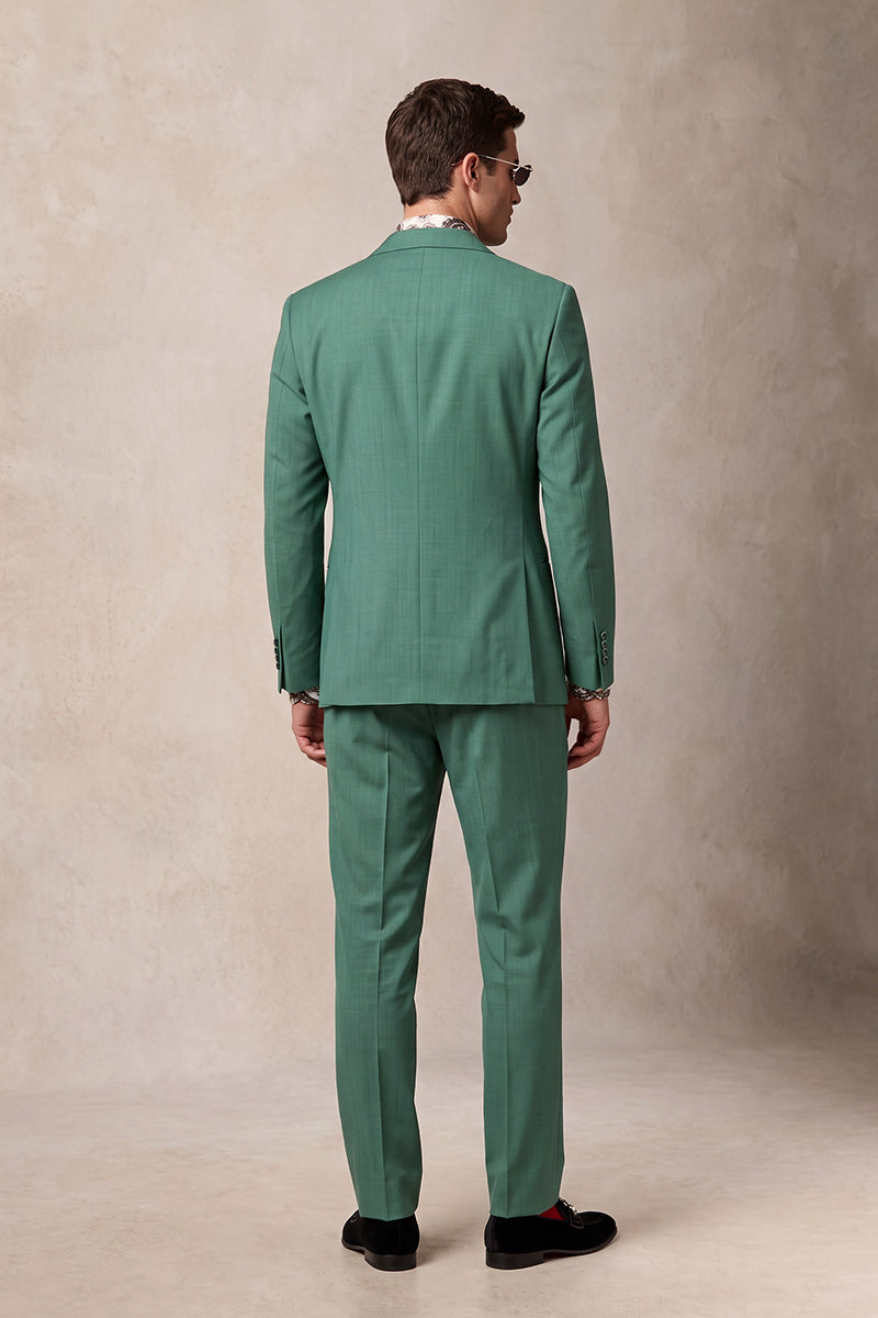 Green 30% Merino Wool Suits