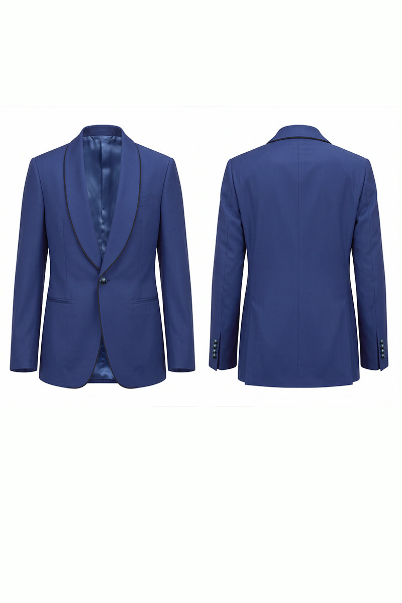 Royal Blue 70% Merino Wool Blazers