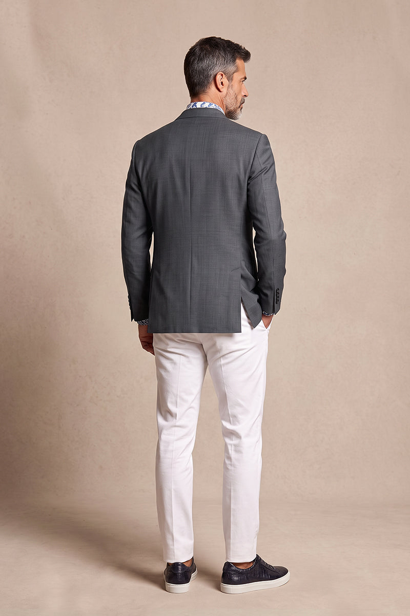 Gray 70% Merino Wool Blazers