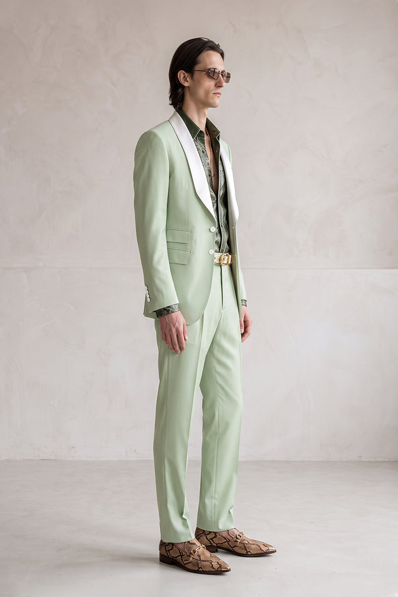 Mint Green 30% Merino Wool Suits