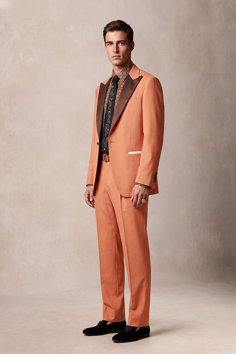 Orange 30% Merino Wool Suits