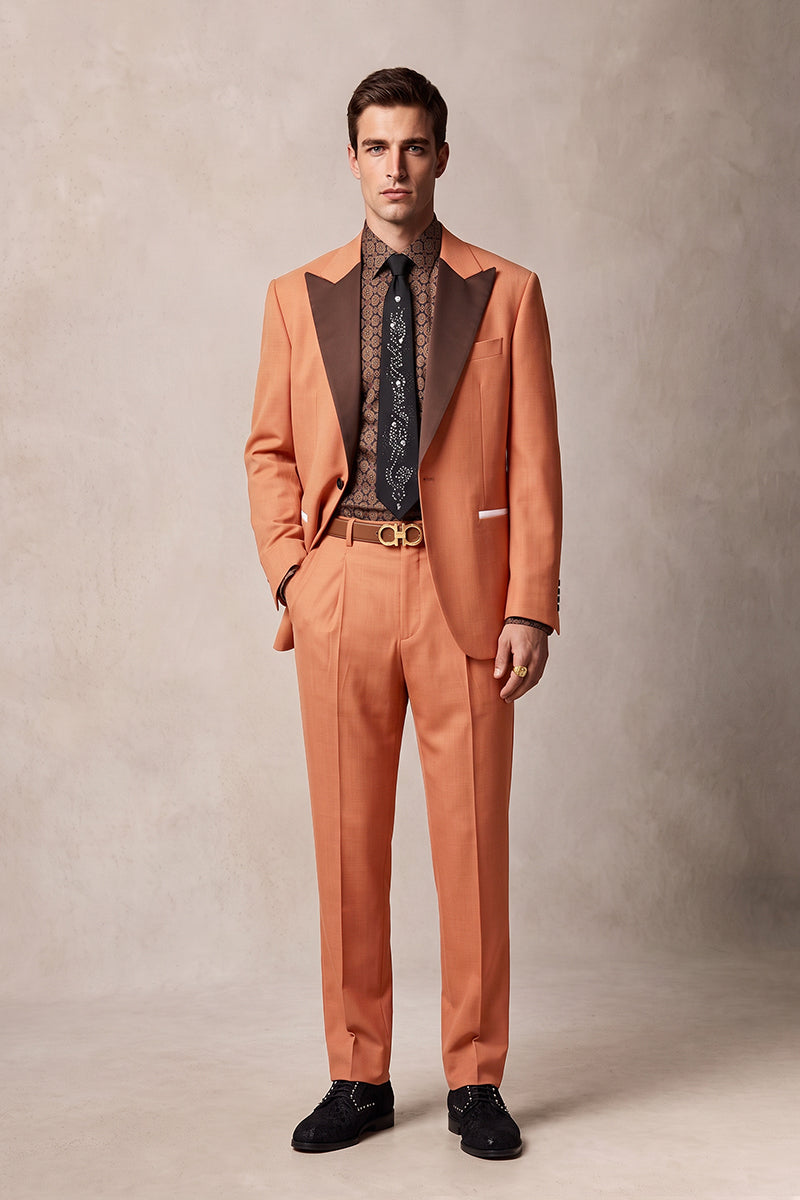 Orange 30% Merino Wool Suits