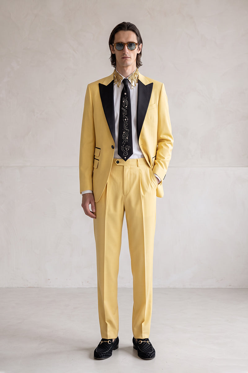 Yellow 30% Merino Wool Suits
