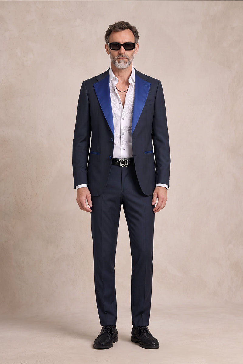 Dark Blue 30% Merino Wool Suits