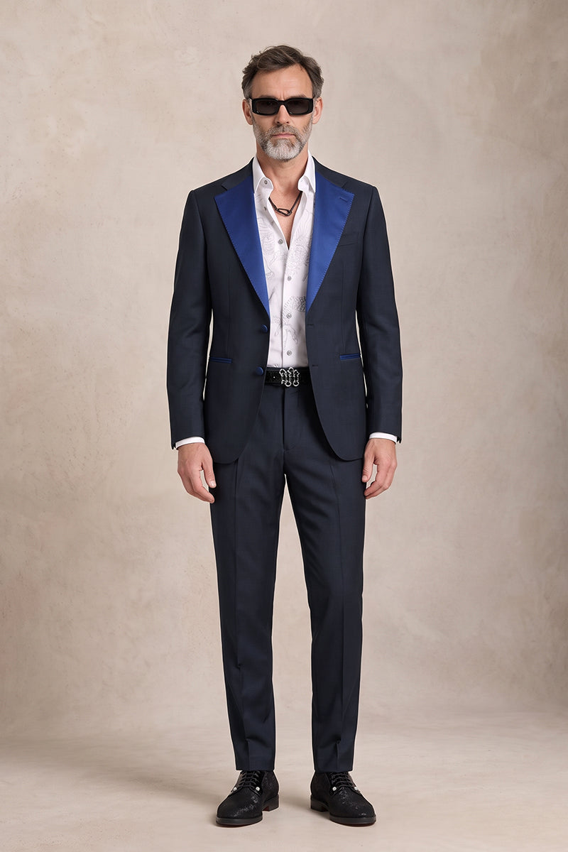 Dark Blue 30% Merino Wool Suits