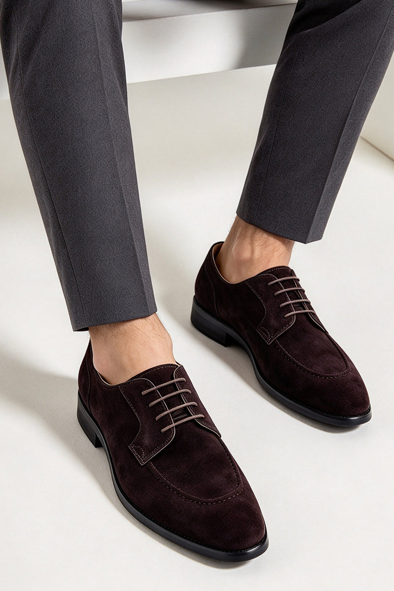 Men's Brown Dark Coffee Oxfords Shoes