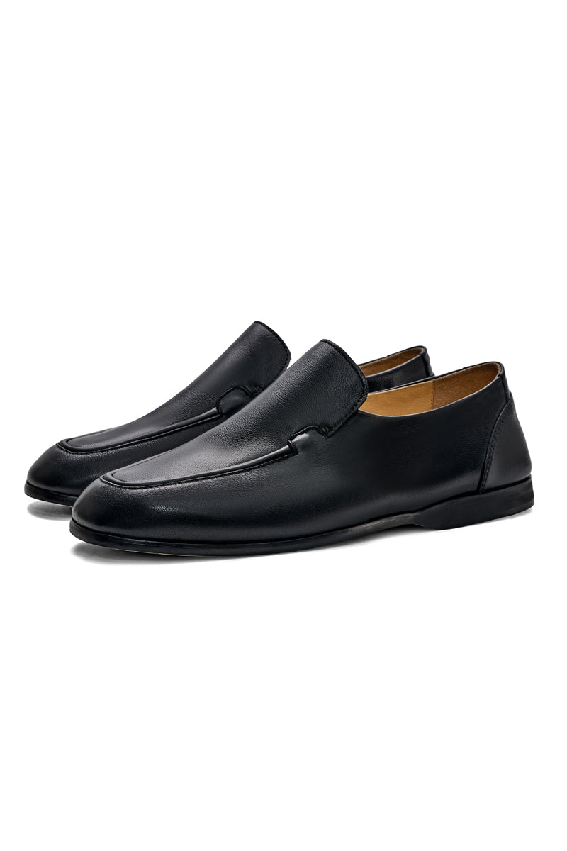 Men's Black Business Dress Loafters Shoes