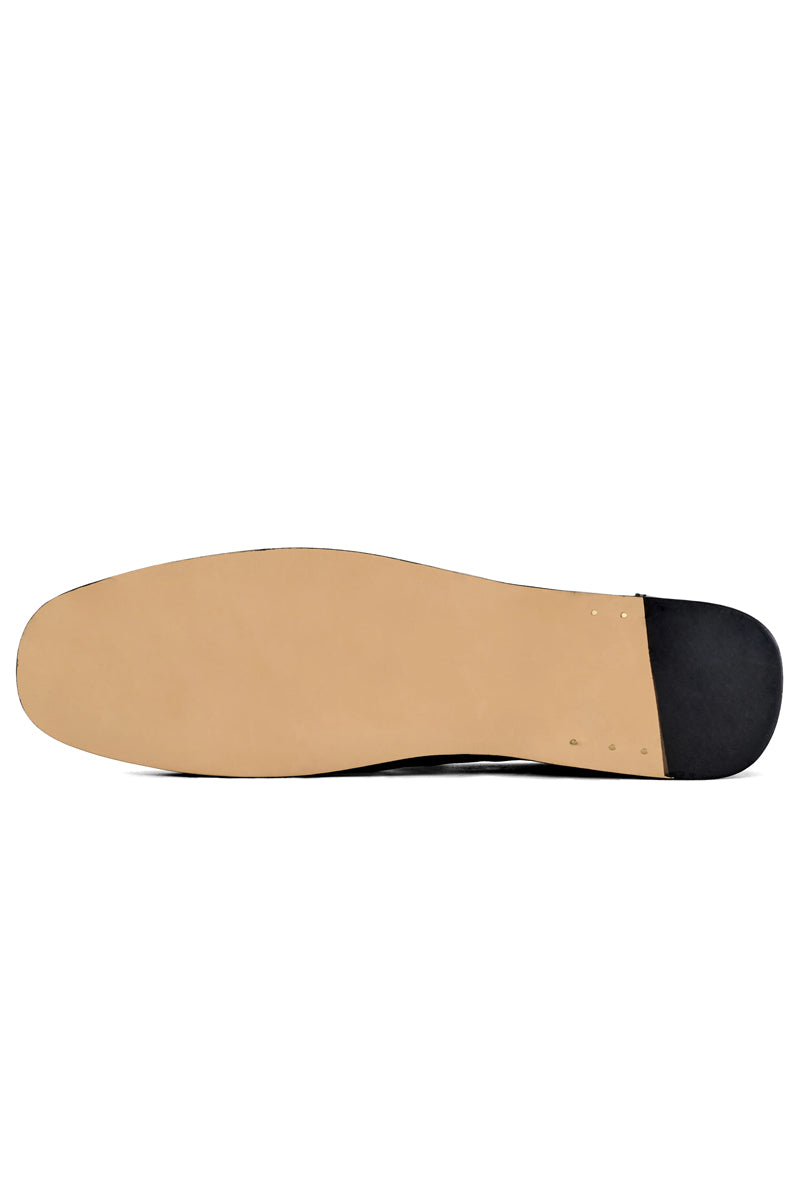 Men's Black Business Dress Loafters Shoes