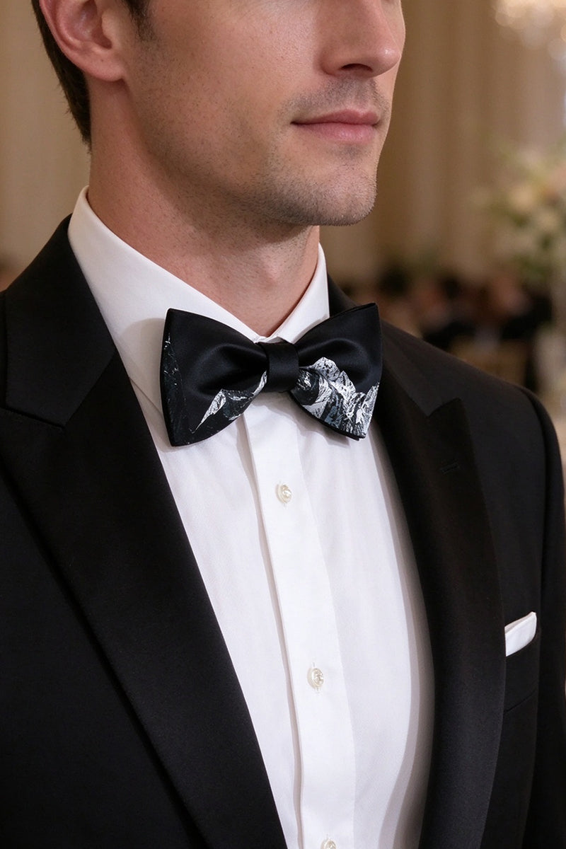 Men's Black Bow Ties