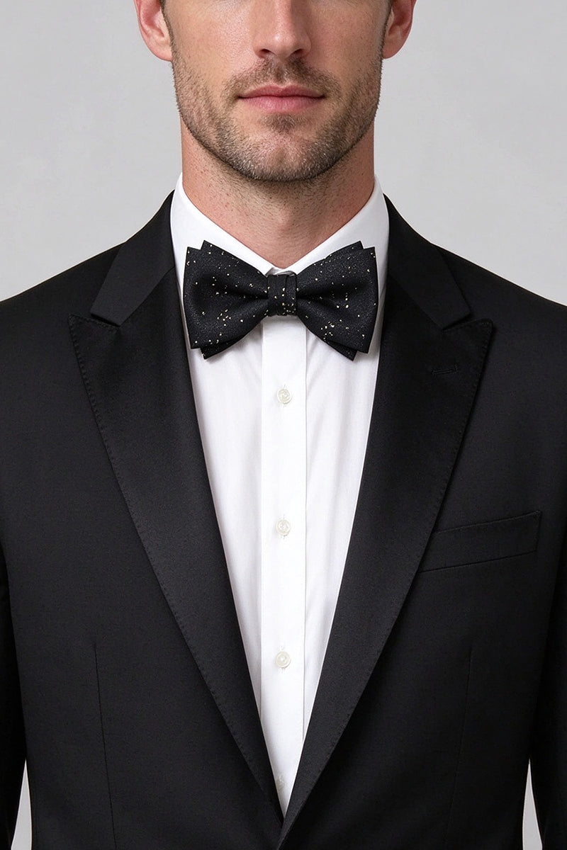 Men's Black Bow Ties