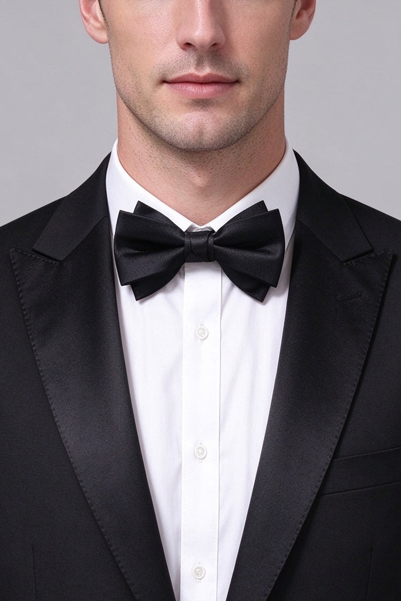 Men's Black Bow Ties