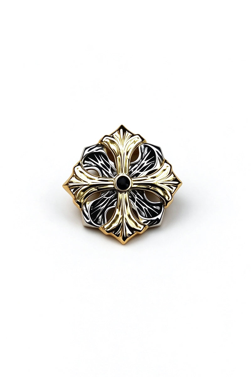 Men Vintage Prometheus Gold Plated Lapel pin