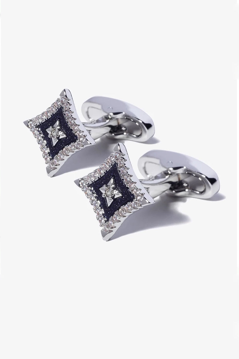 Men Sea Of Stars Brass Cufflinks