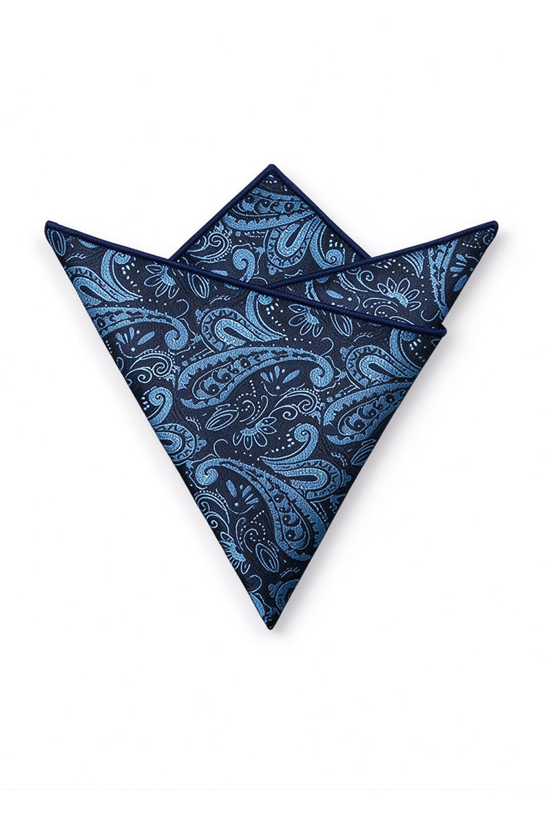 Men's Blue Pocket Squares