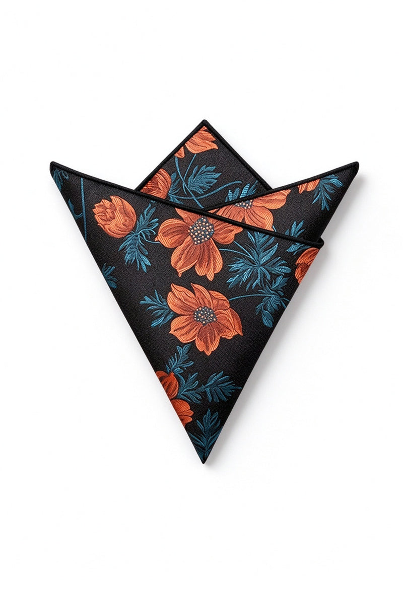 Men's Black Pocket Squares
