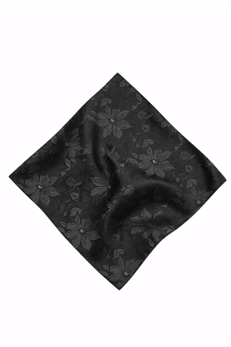 Men's Black Pocket Squares