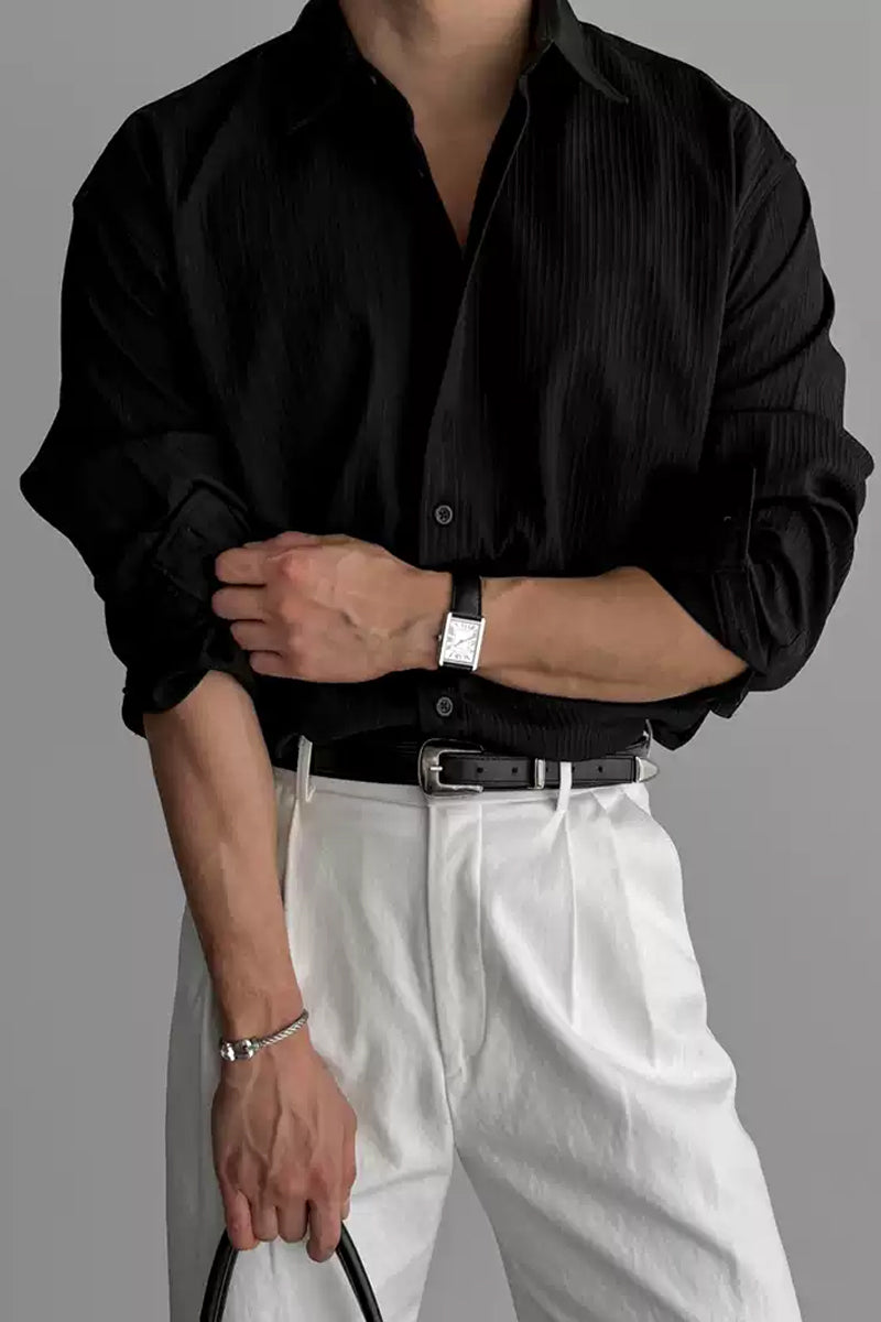 Men's Black Shirts