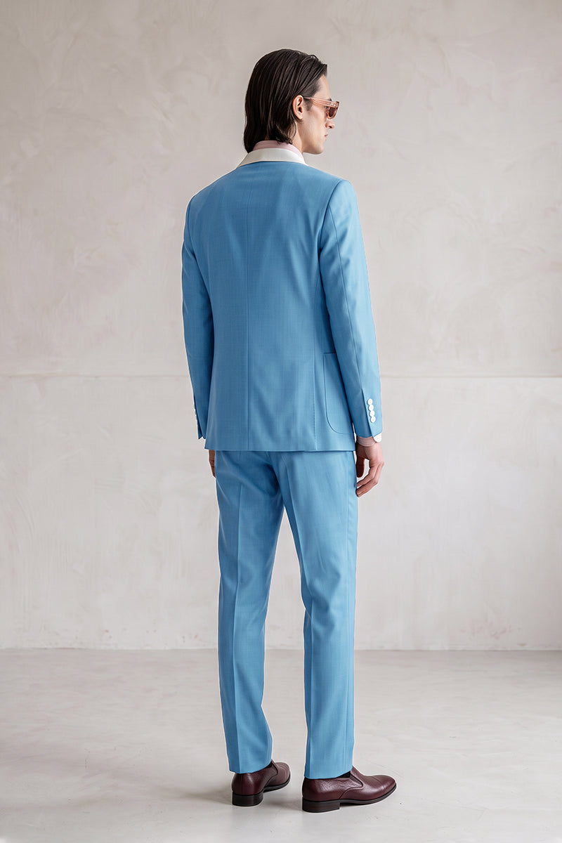 Blue 30% Merino Wool Suits