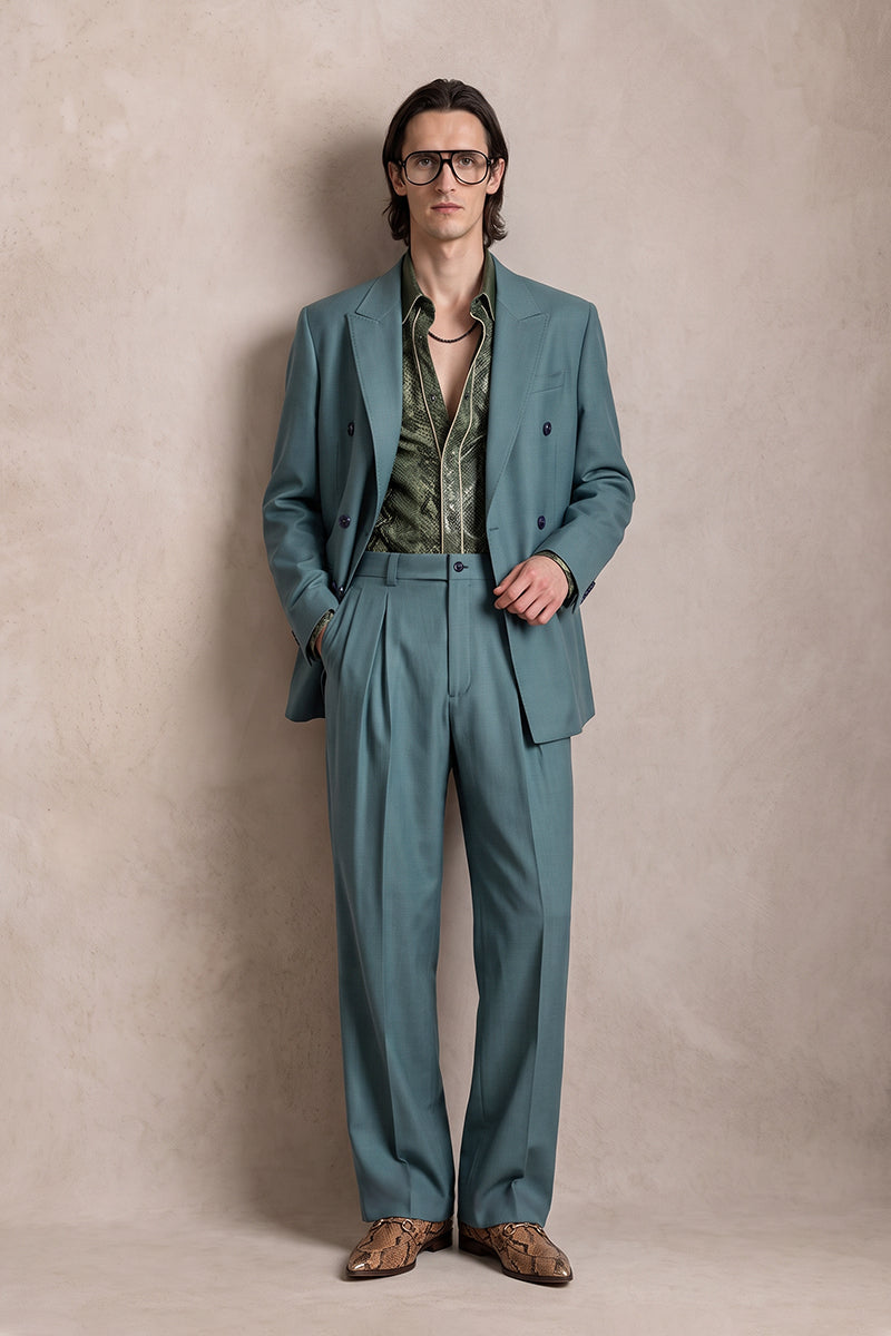 Dark Green 30% Merino Wool Suits
