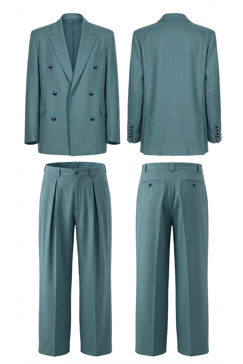Dark Green 30% Merino Wool Suits