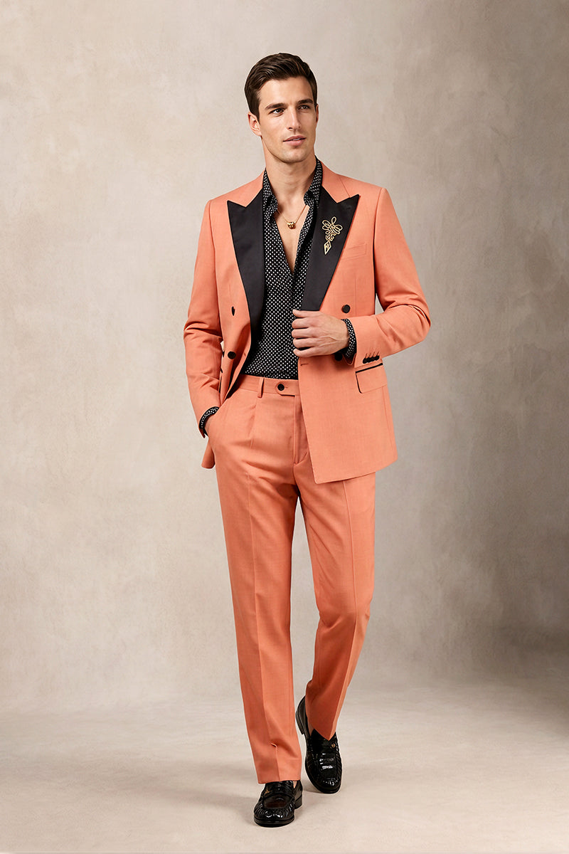 Orange 30% Merino Wool Suits