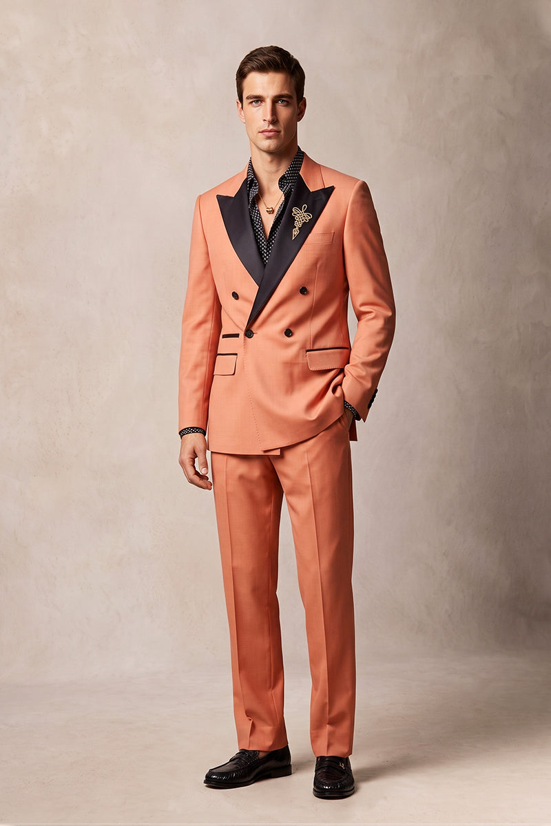 Orange 30% Merino Wool Suits