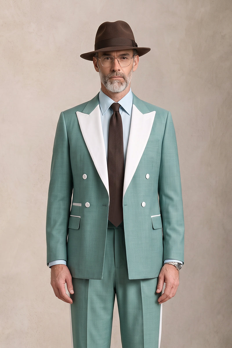 Sage Green 30% Merino Wool Suits