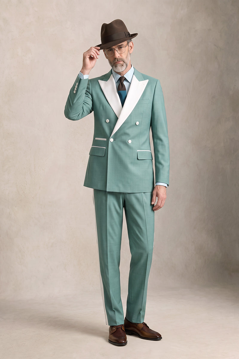 Sage Green 30% Merino Wool Suits