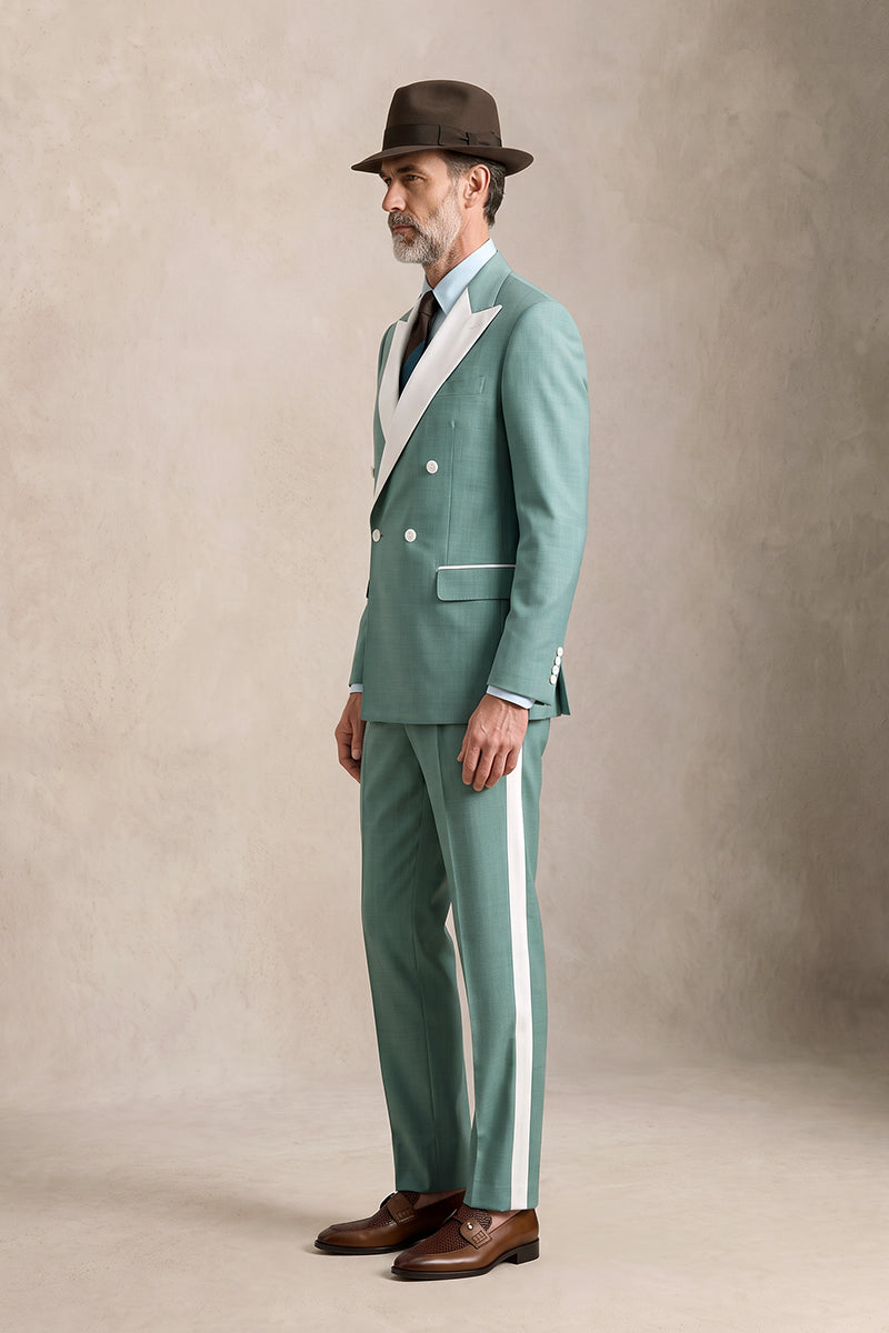 Sage Green 30% Merino Wool Suits